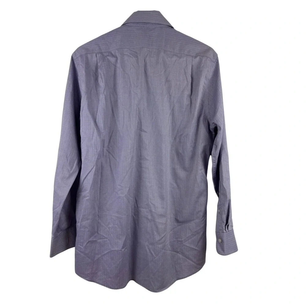 Lauren Ralph Lauren Dress Shirt Mens 15.5 32/33 Purple Slim Fit Stretch Non Iron